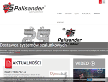 Tablet Screenshot of palisander.com.pl