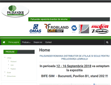 Tablet Screenshot of palisander.ro